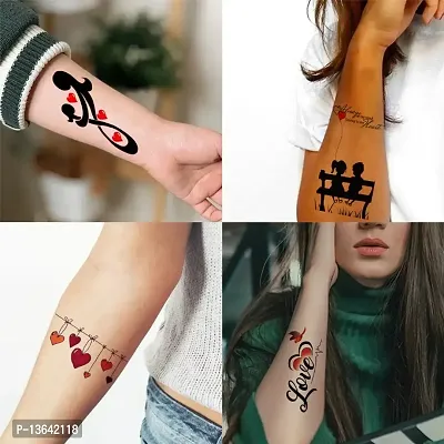 voorkoms P Name Letter Temporary Black Tattoo Stickers For Male And Female  Tattoo - Price in India, Buy voorkoms P Name Letter Temporary Black Tattoo  Stickers For Male And Female Tattoo Online